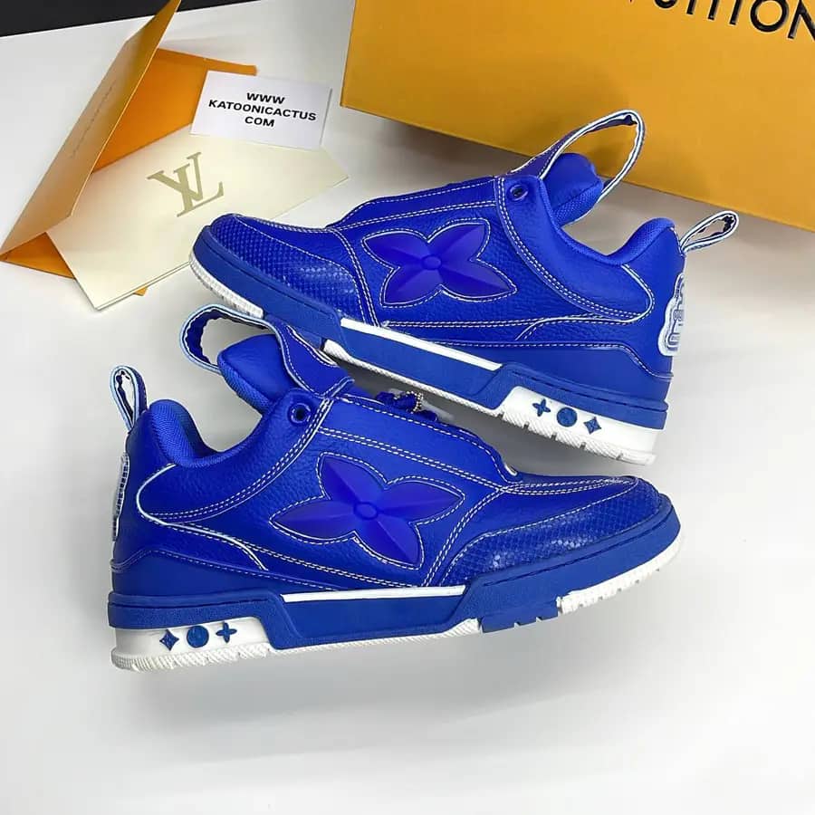 لویی ویتون اسکیت آبی کاربنی LOUIS VUITTON LV SKATE