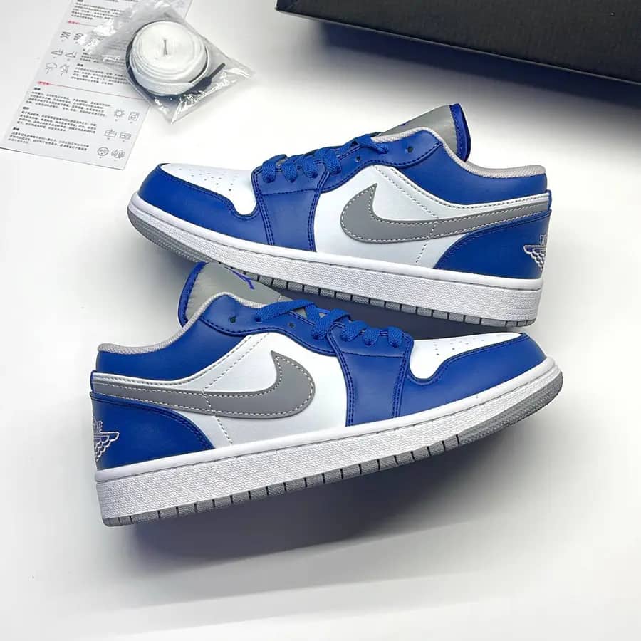 نایک ایر جردن وان لو ترو بلو NIKE AIR JORDAN 1 LOW TRUE BLUE