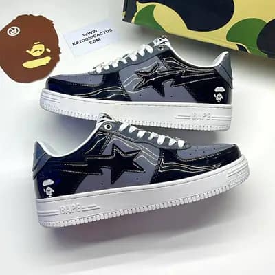 بیپ استا مشکی طوسی BAPE STA CAMO CAMBO BLACK