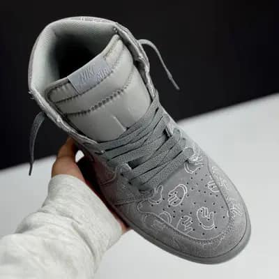 نایک ایر جردن وان ساقدار کاز طوسی NIKE AIR JORDAN 1 HIGH X KAWZ