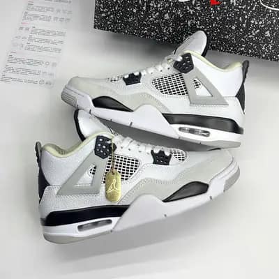 نایک ایر جردن فور رترو میلیتاری بلک NIKE AIR JORDAN 4 RETRO MILITARY BLACK