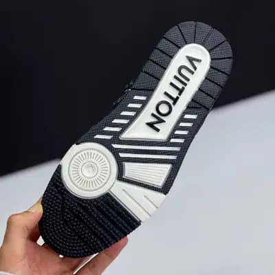 لویی ویتون ترینر مشکی سفید LOUIS VUITTON TRAINER
