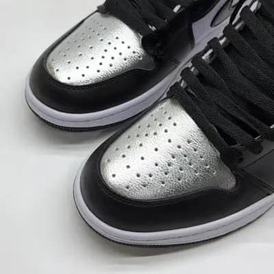نایک ایر جردن وان ساقدار سیلور تو NIKE AIR JORDAN 1 HIGH SILVER TOE