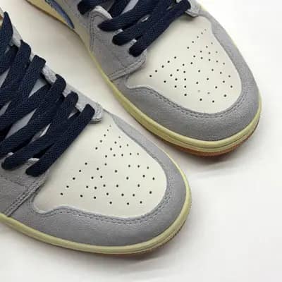 نایک ایر جردن وان لو فانتوم ریپرد دنیم اسووش NIKE AIR JORDAN 1 LOW SE PHANTOM REPAIRED DENIM SWOOSH