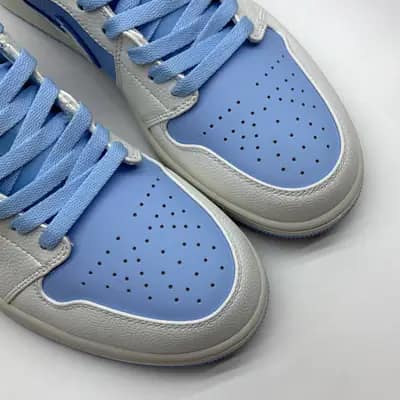 نایک ایر جردن وان لو ریورس آیس بلو NIKE AIR JORDAN 1 LOW REVERSE ICE BLUE