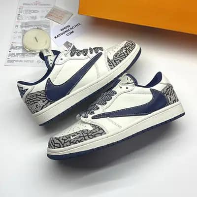 نایک ایر جردن وان لو تراویس اسکات دیور NIKE AIR JORDAN 1 LOW TRAVIS SCOTT x DIOR