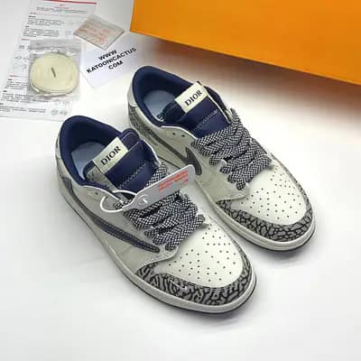 نایک ایر جردن وان لو تراویس دیور NIKE AIR JORDAN 1 LOW TRAVIS SCOTT x DIOR