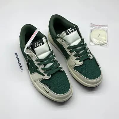 نایک ایر جردن وان لو تراویس اسکات سوپریم گوچی NIKE AIR JORDAN 1 LOW TRAVIS SCOTT X GUCCI X SUPRIM