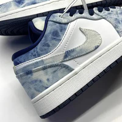 نایک ایر جردن وان لو واشد دنیم NIKE AIR JORDAN 1 LOW WASHED DENIM