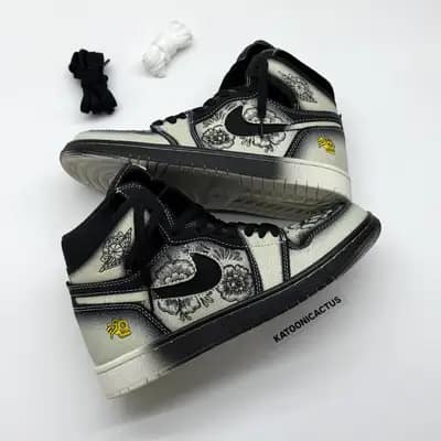 نایک ایر جردن وان ساقدار فامیلیا NIKE AIR JORDAN 1 HIGH OG FAMILIA DIA DE MUERTOS