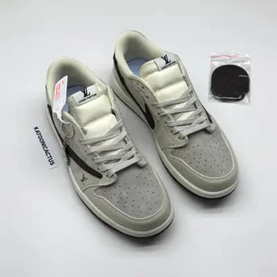نایک ایر جردن وان لو تراویس اسکات لویی ویتون NIKE AIR JORDAN 1 LOW TRAVIS SCOTT X LOUIS VUITTON