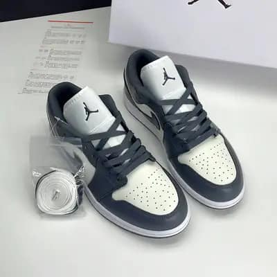 نایک ایر جردن وان لو دارک گری NIKE AIR JORDAN 1 LOW DARK GRAY