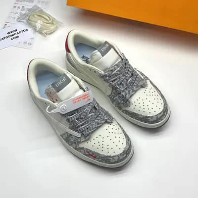 نایک ایر جردن وان لو تراویس اسکات دیور NIKE AIR JORDAN 1 LOW TRAVIS SCOTT DIOR