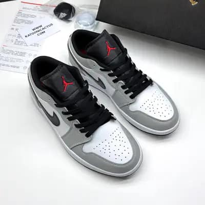 نایک ایر جردن وان لو اسموک گری NIKE AIR JORDAN 1 LOW SMOKE GREY