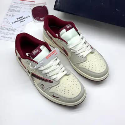 نایک ایر جردن وان لو تراویس اسکات استوسی NIKE AIR JORDAN 1 LOW TRAVIS SCOTT X STUSSY