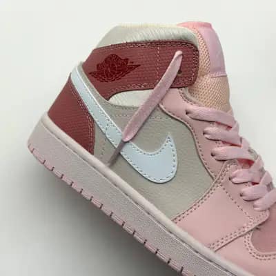 نایک ایر جردن وان ساقدار صورتی دیجیتال پینک NIKE AIR JORDAN 1 HIGH DIGITAL PINK