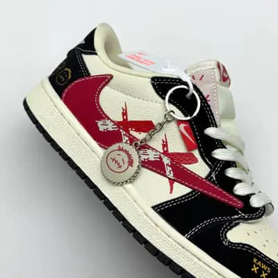 نایک ایر جردن وان لو تراویس اسکات کاز NIKE AIR JORDAN 1 LOW TRAVIS SCOTT X KAWZ