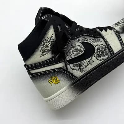 نایک ایر جردن وان ساقدار فامیلیا NIKE AIR JORDAN 1 HIGH OG FAMILIA DIA DE MUERTOS