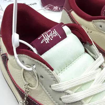 نایک ایر جردن وان لو تراویس اسکات استوسی NIKE AIR JORDAN 1 LOW TRAVIS SCOTT X STUSSY