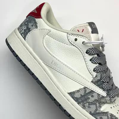 نایک ایر جردن وان لو تراویس اسکات دیور NIKE AIR JORDAN 1 LOW TRAVIS SCOTT DIOR