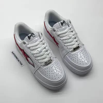 بیپ استا شارک سفید BAPE STA SHARK