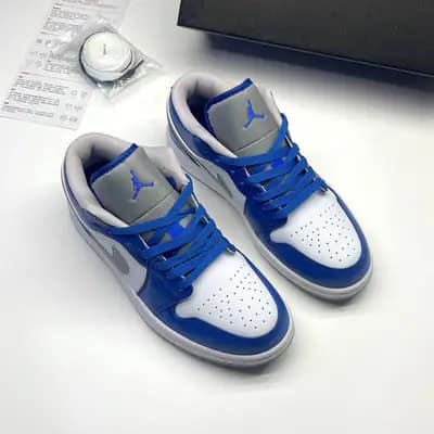 نایک ایر جردن وان لو ترو بلو NIKE AIR JORDAN 1 LOW TRUE BLUE