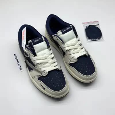 نایک ایر جردن وان لو تراویس اسکات دیور NIKE AIR JORDAN 1 LOW TRAVIS SCOTT X DIOR