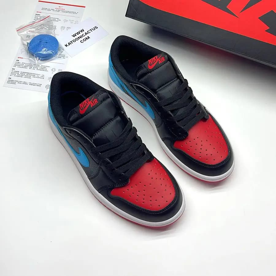 نایک ایر جردن وان لو یو ان سی تو شیکاگو NIKE AIR JORDAN 1 LOW UNC TO CHICAGO