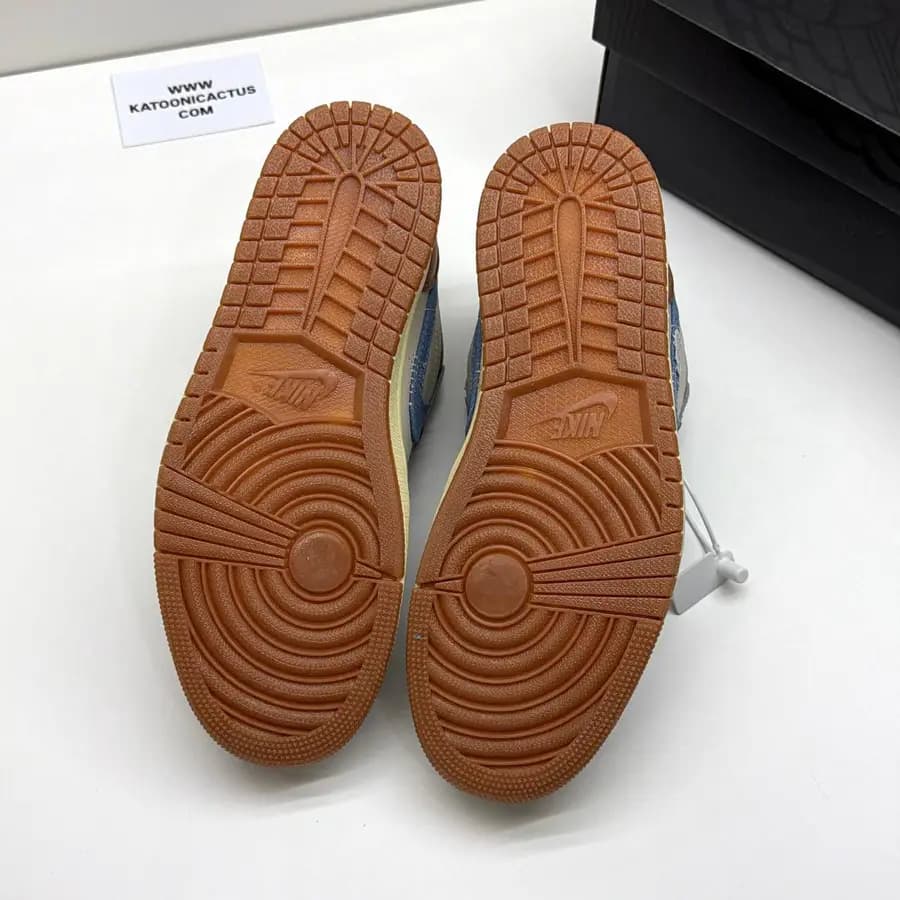 نایک ایر جردن وان لو فانتوم ریپرد دنیم اسووش NIKE AIR JORDAN 1 LOW SE PHANTOM REPAIRED DENIM SWOOSH