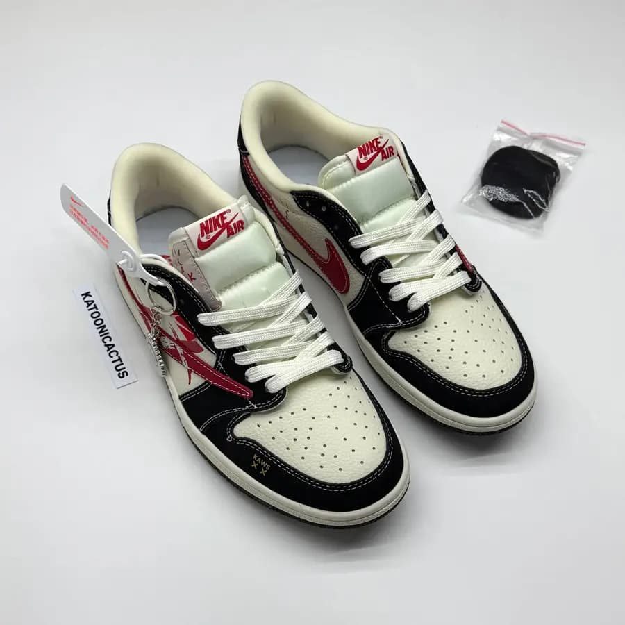 نایک ایر جردن وان لو تراویس اسکات کاز NIKE AIR JORDAN 1 LOW TRAVIS SCOTT X KAWZ