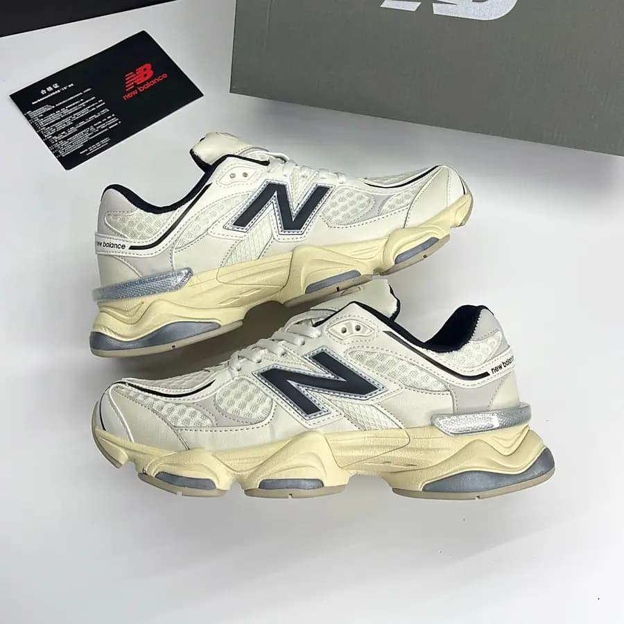 نیوبالانس 9060 کرم مشکی NEW BALANCE 9060
