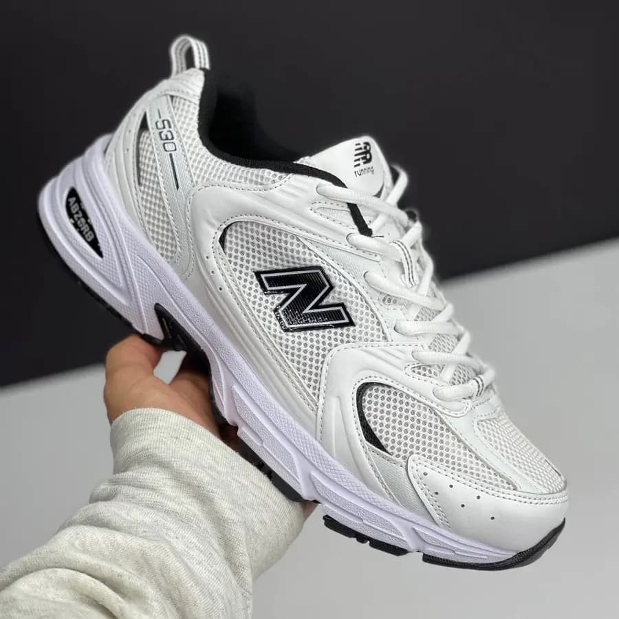نیوبالانس 530 سفید مشکی NEW BALANCE 530