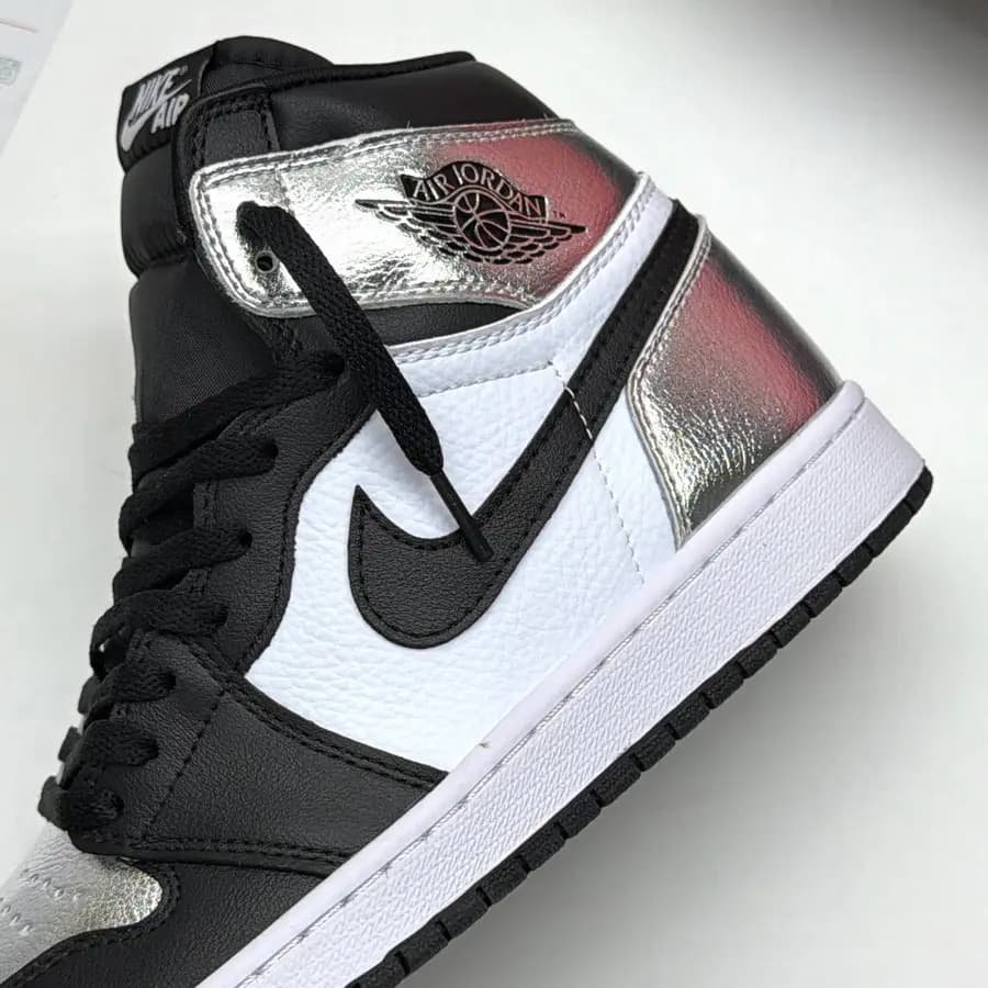 نایک ایر جردن وان ساقدار سیلور تو NIKE AIR JORDAN 1 HIGH SILVER TOE
