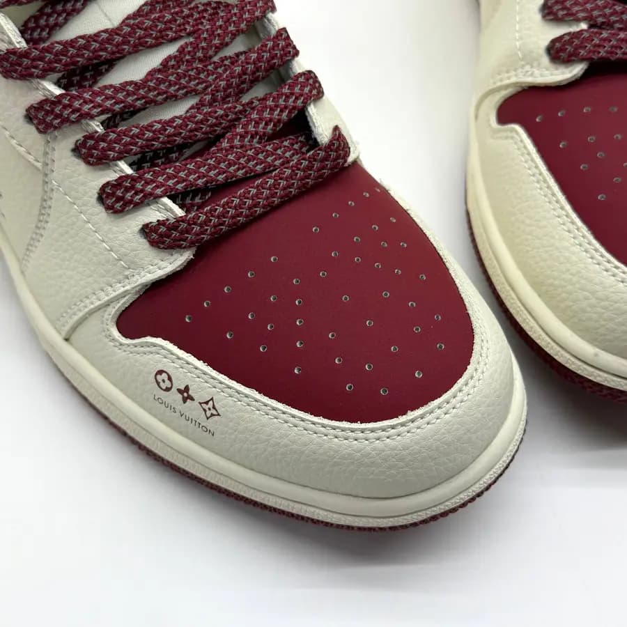نایک ایر جردن وان لو لویی ویتون NIKE AIR JORDAN 1 LOW X LOUIS VUITTON