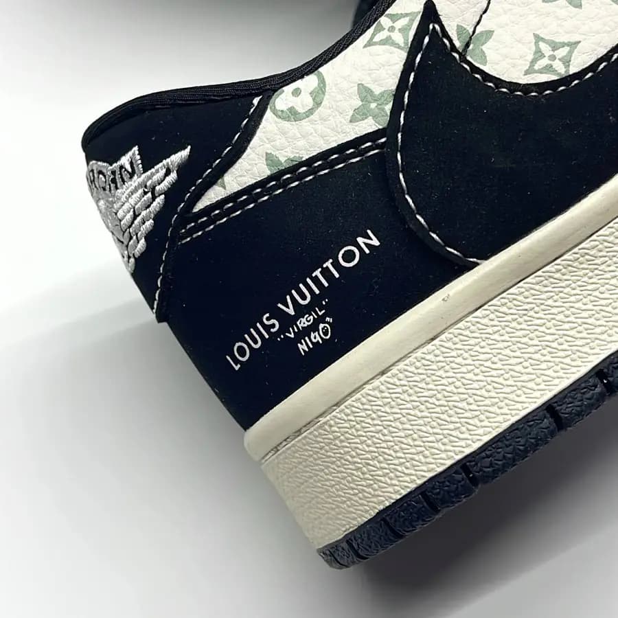 نایک ایر جردن وان لو تراویس اسکات لویی ویتون NIKE AIR JORDAN 1 LOW TRAVIS SCOTT x LOUIS VUITTON