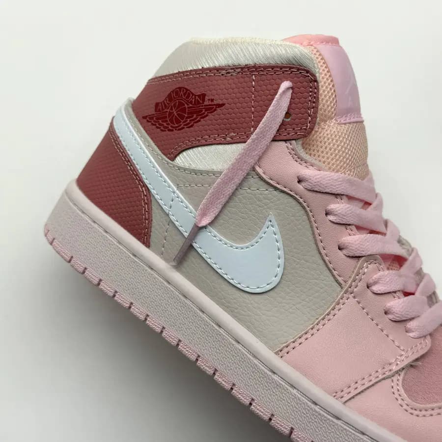 نایک ایر جردن وان ساقدار صورتی دیجیتال پینک NIKE AIR JORDAN 1 HIGH DIGITAL PINK