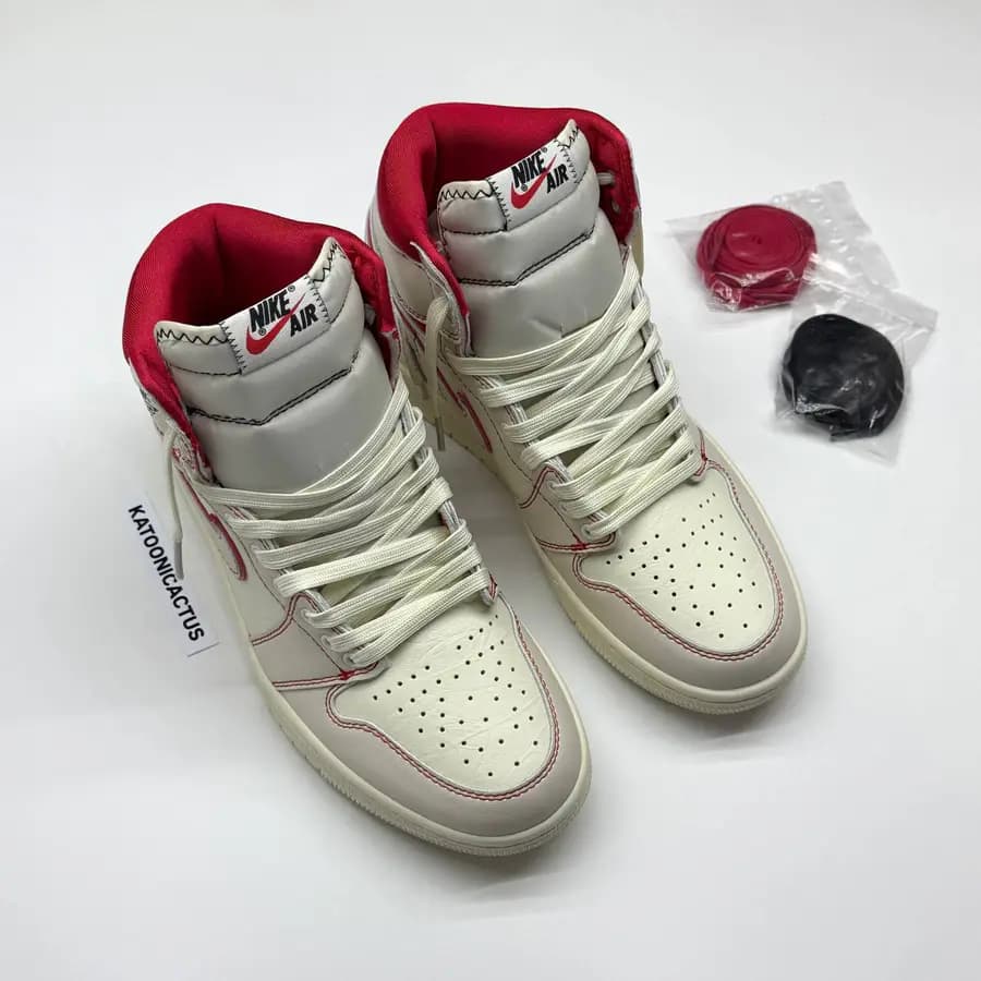 نایک ایر جردن وان ساقدار رد فانتوم NIKE AIR JORDAN 1 HIGH PHANTOM GYM RED