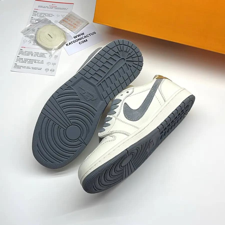 نایک ایر جردن وان لو تراویس اسکات لویی ویتون NIKE AIR JORDAN 1 LOW TRAVIS SCOTT x LOUIS VUITTON