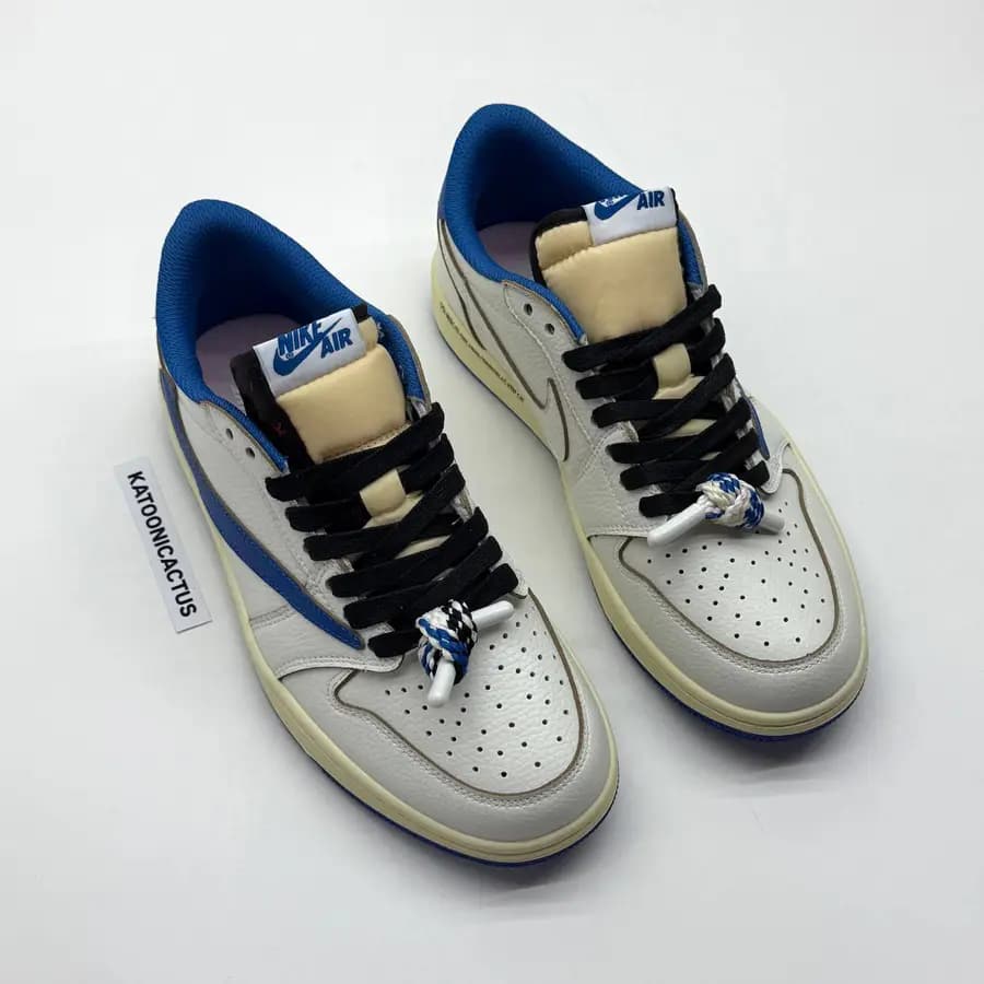 نایک ایر جردن وان لو تراویس اسکات فرگمنت 2025 NIKE AIR JORDAN 1 LOW FRAGMENT X TRAVIS SCOTT