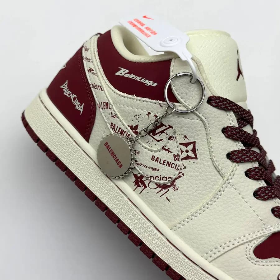 نایک ایر جردن وان لو لویی ویتون NIKE AIR JORDAN 1 LOW X LOUIS VUITTON