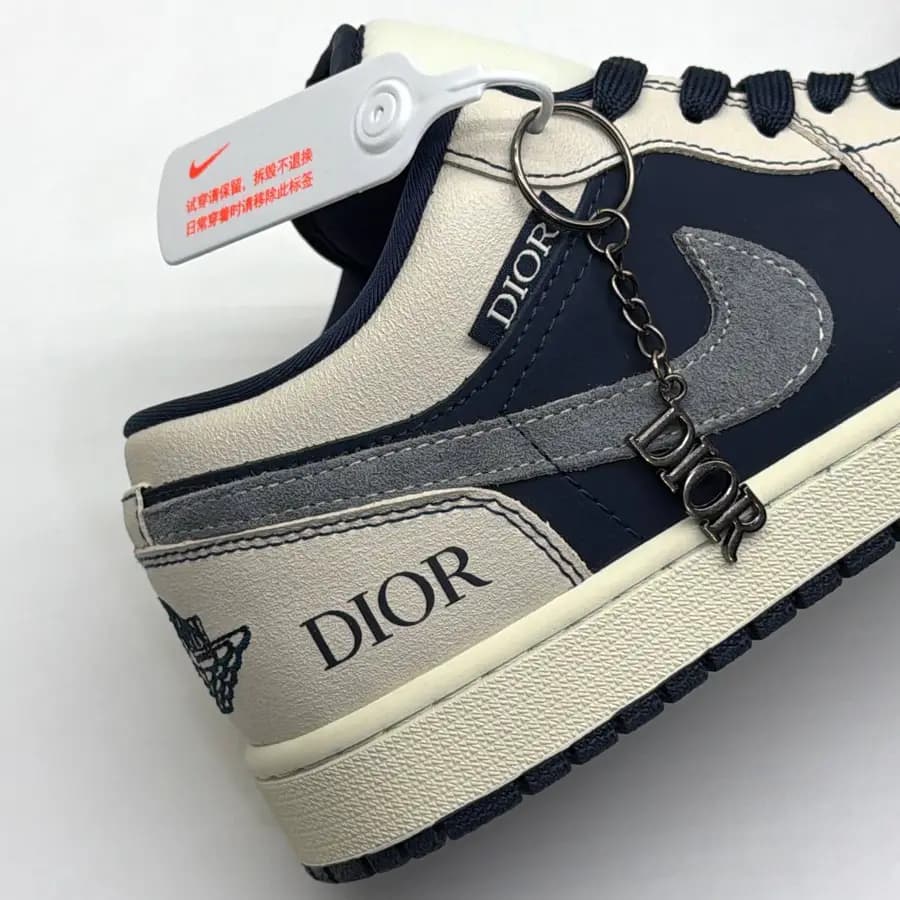 نایک ایر جردن وان لو دیور سورمه ای NIKE AIR JORDAN 1 LOW X DIOR